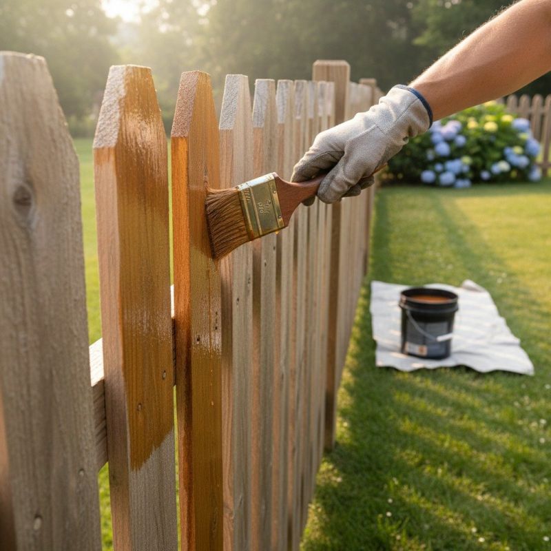 Cedar Fence Sealing in Gig Harbor, WA