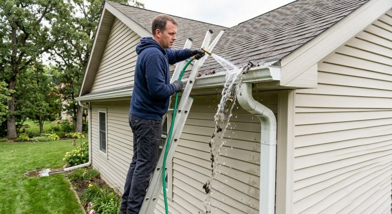 Downspout Snaking in Monmouth County, NJ
